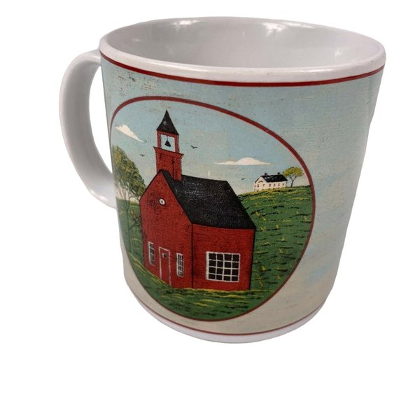 Warren Kimble Coffee Mug Cup Brandon House Country Life Sakura Schoolhouse - Picture 4 of 10